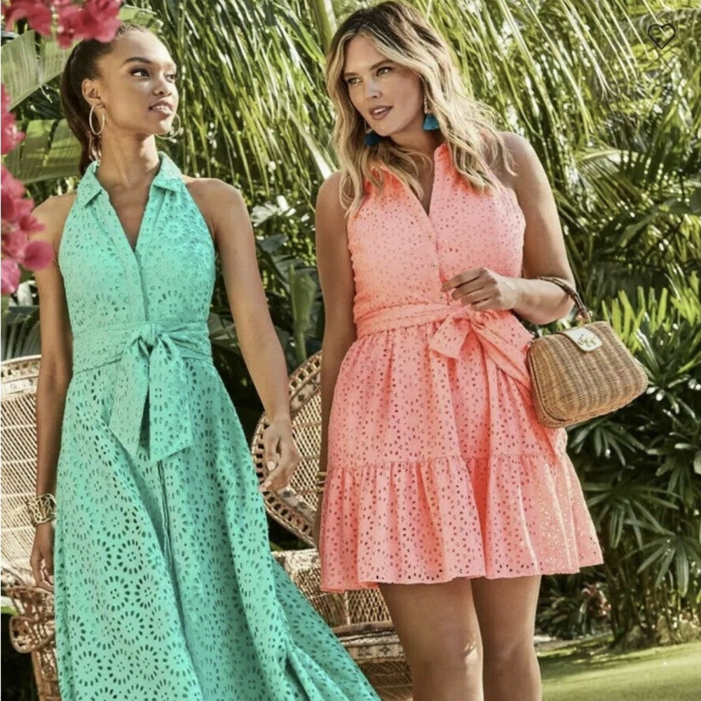 Lilly Pulitzer Chrisella Midi Shirt Dress.